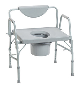 Deluxe Bariatric Drop Arm Commode