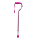 Soft Silicone Handle Offset Adjustable Cane